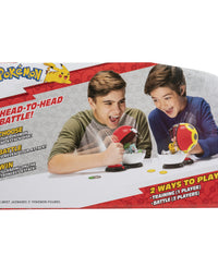Pokemon Surprise Attack Game, Featuring Pikachu and Bulbasaur - 2 Surprise Attack Balls - 6 Attack Disks - Toys for Kids and Pokémon Fans
