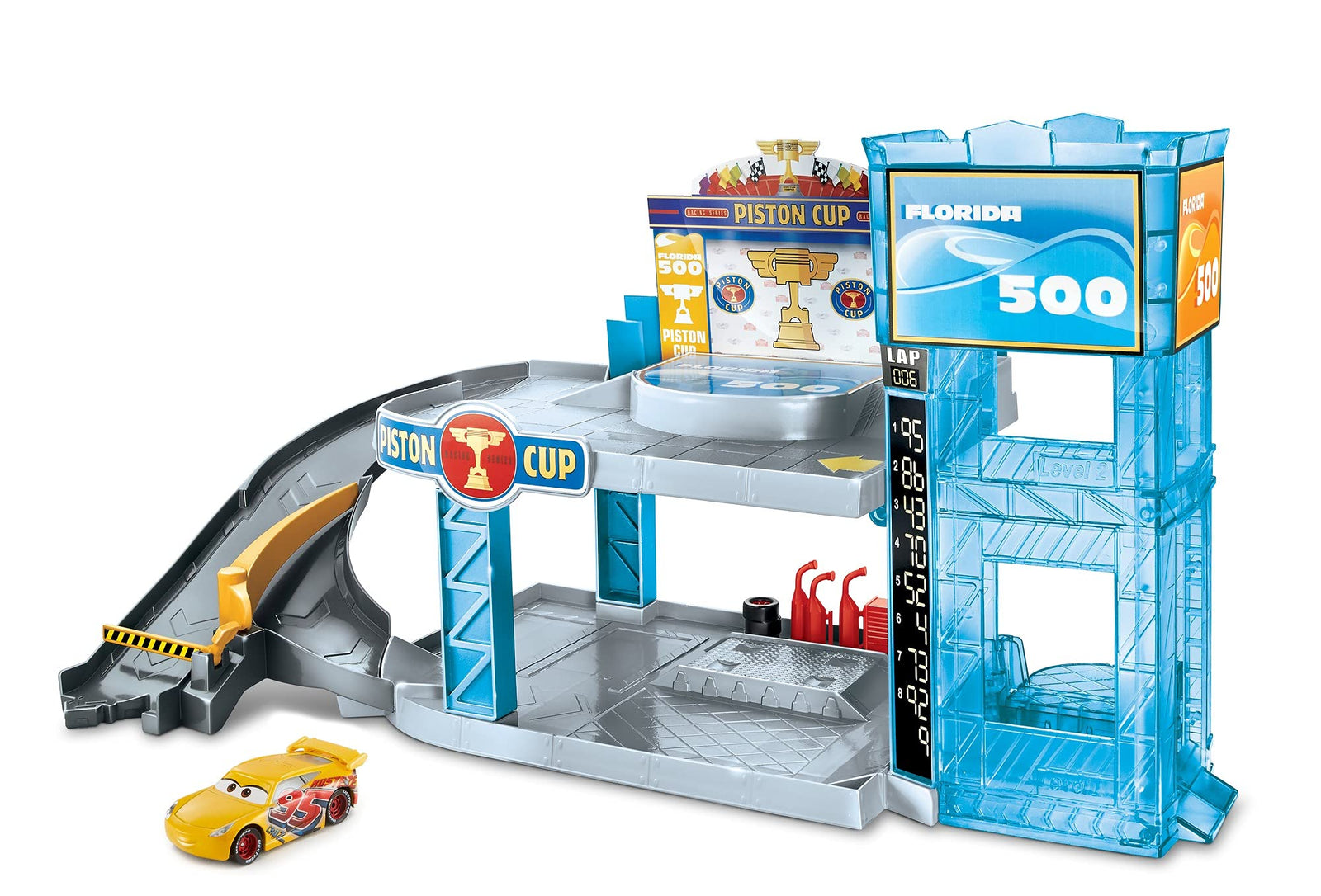 Disney Pixar Cars Florida 500 Racing Garage [Amazon Exclusive]