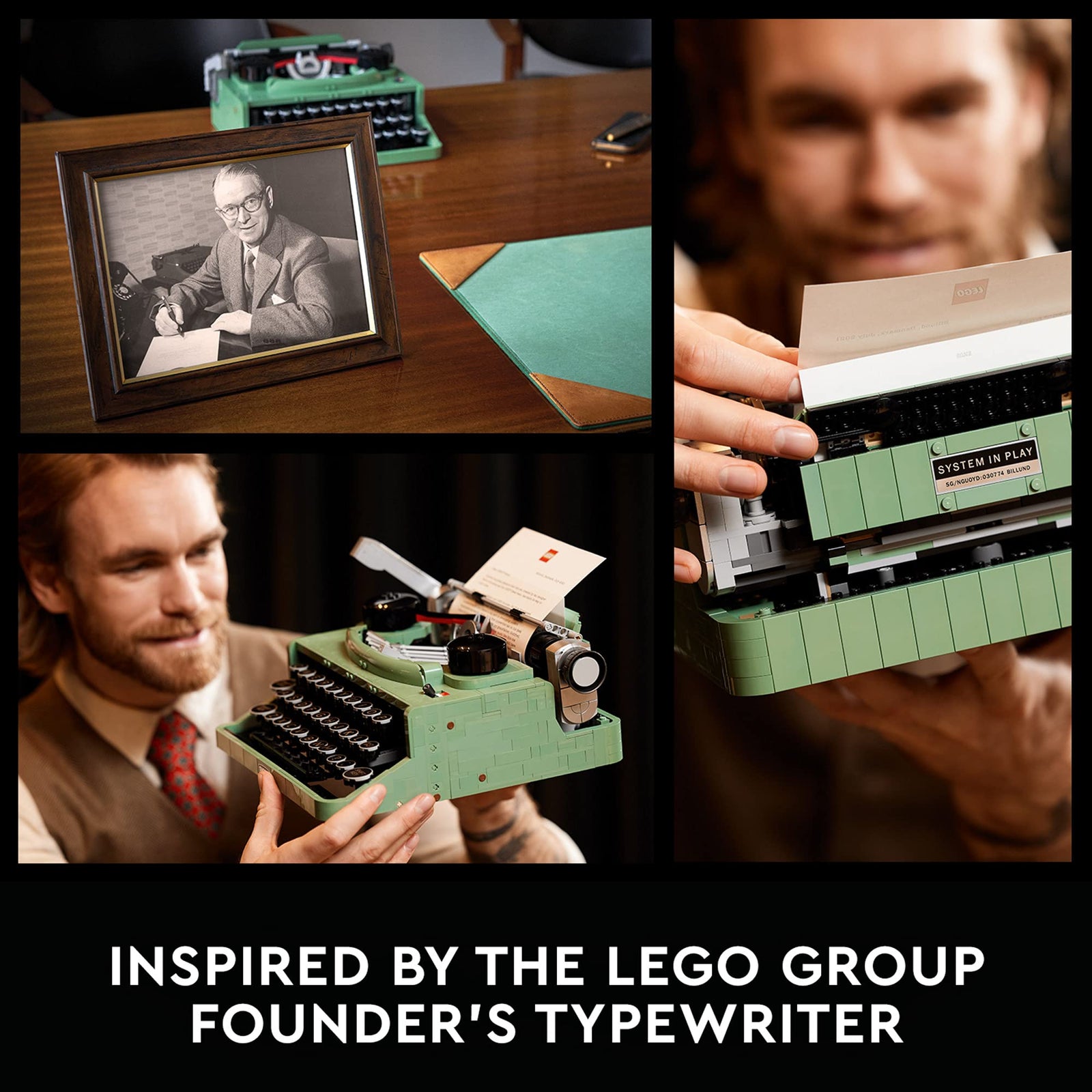 LEGO Ideas Typewriter 21327 Building Kit; Great Gift Idea for Writers (2,079 Pieces)