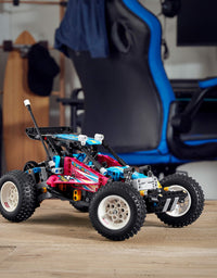 LEGO Technic Off-Road Buggy 42124 Model Building Kit; App-Controlled Retro RC Buggy Toy for Kids, New 2021 (374 Pieces)
