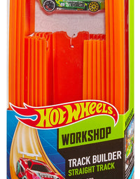 Hot Wheels Track Builder Straight Track with Car 15 Feet [Styles May Vary]
