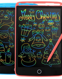 2 Pack LCD Writing Tablet for Kids - 8.5inch Doodle Scribbler Board Colorful Screen Drawing Pad Learning Educational Toy for 3+ Year Old Girls Boys Toddlers
