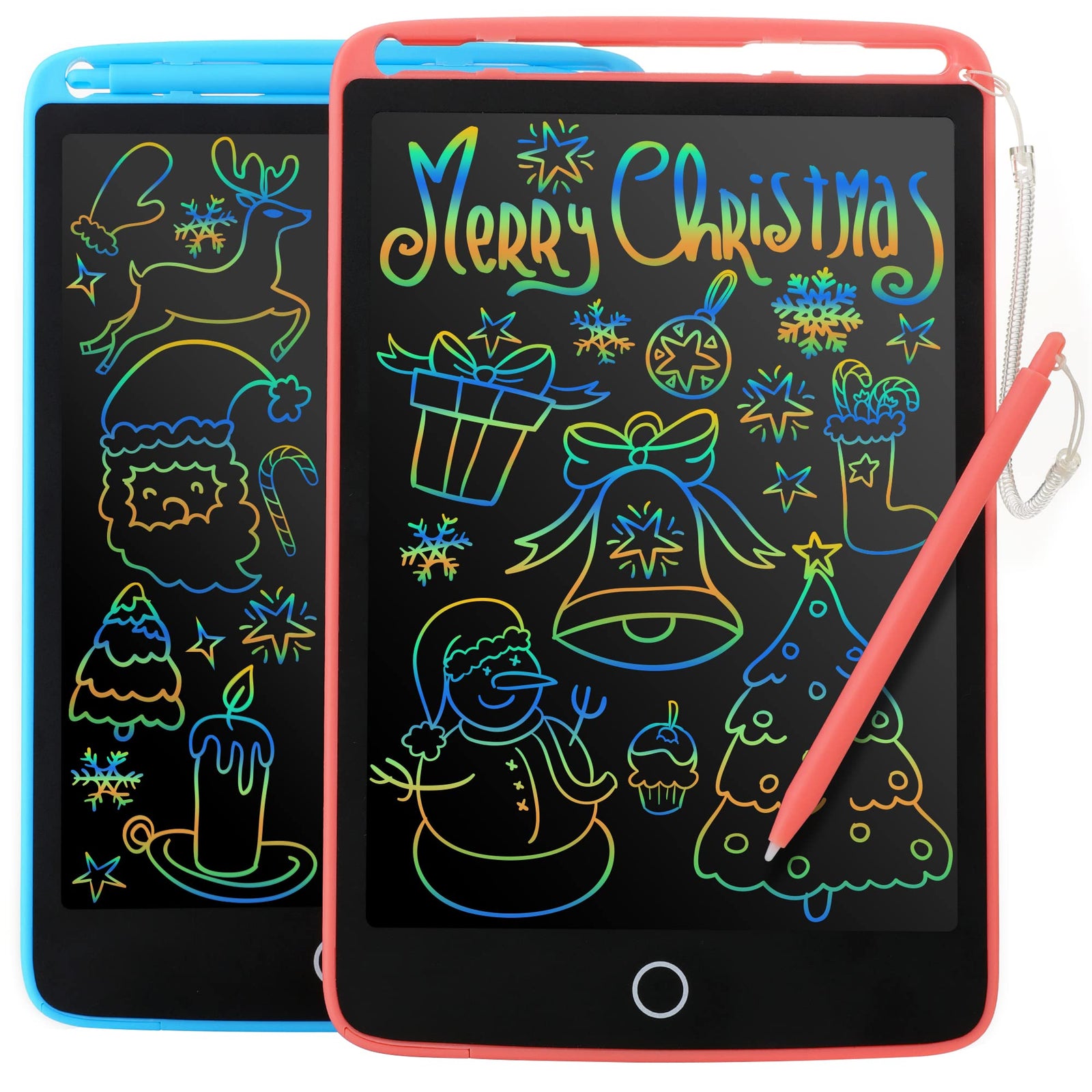2 Pack LCD Writing Tablet for Kids - 8.5inch Doodle Scribbler Board Colorful Screen Drawing Pad Learning Educational Toy for 3+ Year Old Girls Boys Toddlers