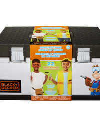 BLACK+DECKER Kids Tool Set Pretend Play Trunk with Tool Box, Construction Vest & Hard Hat – 22 Piece Set [Amazon Exclusive]
