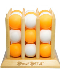 Bounce Battle Wood Edition Game Set - an Addictive Game of Strategy, Skill & Chance
