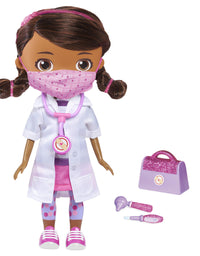 Disney Junior Doc McStuffins Wash Your Hands Singing Doll, With Mask & Accessories, by Just Play
