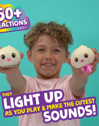 My Squishy Little Dumplings – Interactive Doll Collectible With Accessories – Dee (Pink)
