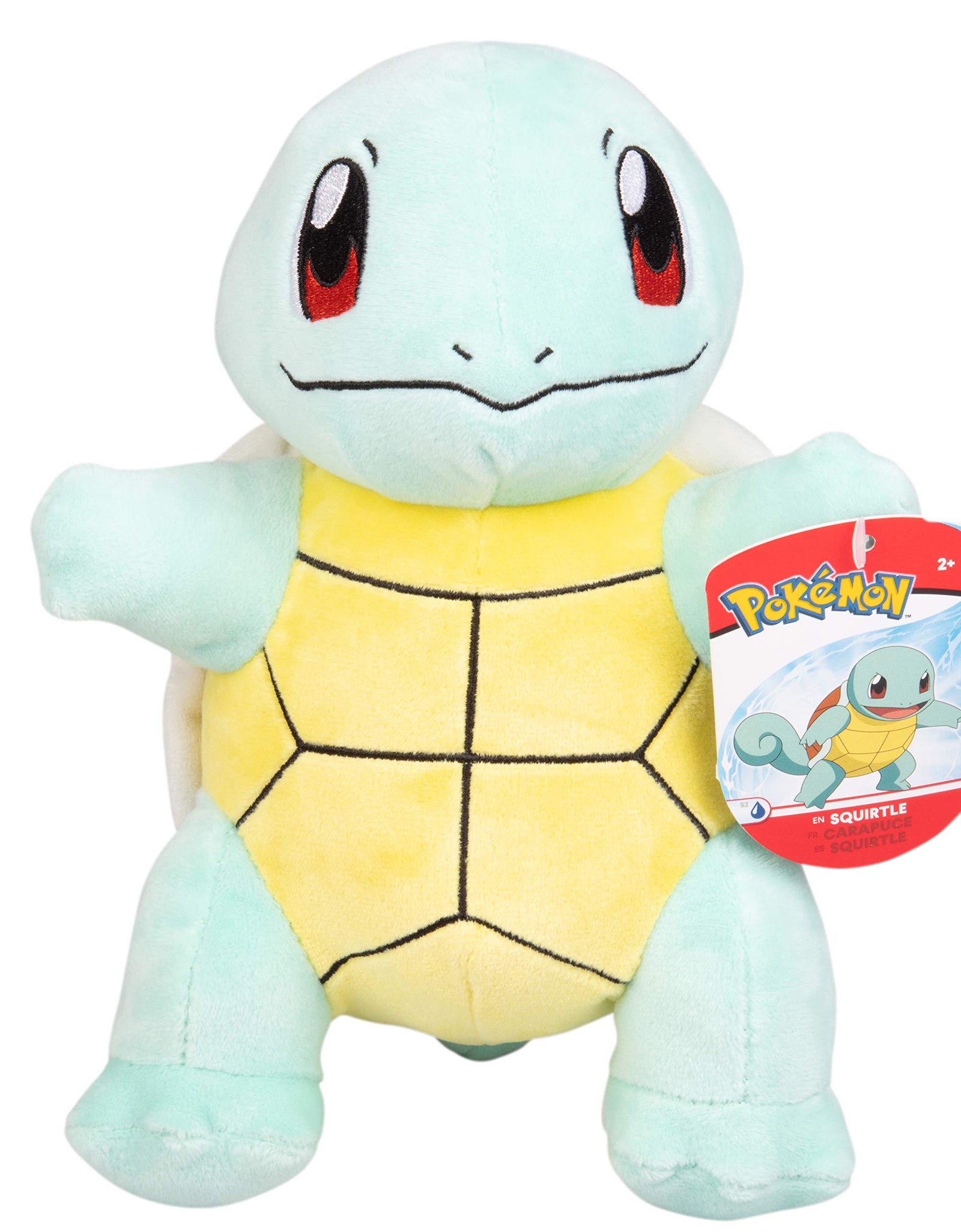 Pokemon Squirtle Plush Stuffed Animal Toy - 8 inches