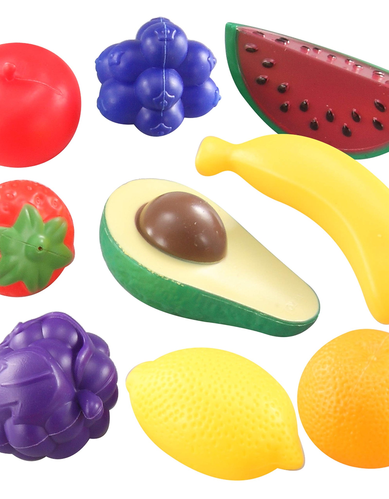JOYIN 50 Pieces Kids Plastic Play Food Toys, Fake Food, Pretend Kitchen Playset, Toddler Imaginative Development Toys, Fun Educational Game Accessories, Bithday Gifts Party Supplies