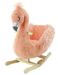 Soft Landing | Joyrides | Sit-in Character Rocker - Flamingo
