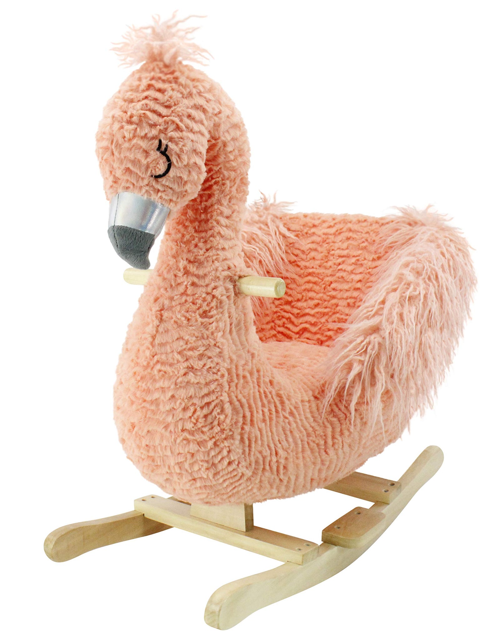 Soft Landing | Joyrides | Sit-in Character Rocker - Flamingo