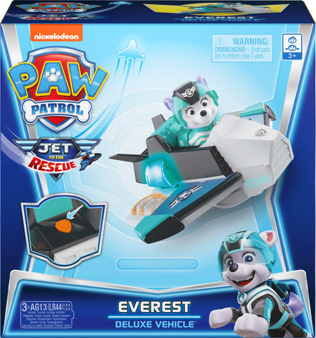 Paw Patrol, Jet to The Rescue Everest Deluxe Transforming Vehicle with Lights and Sounds, Amazon Exclusive