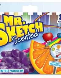 Mr. Sketch Scented Markers, Chisel Tip, Assorted Colors, 8/ Pack
