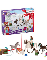 Schleich Horse Club, 24-Piece Playset, Horse Toys for Girls and Boys 5-12 years old, Advent Calendar 2021
