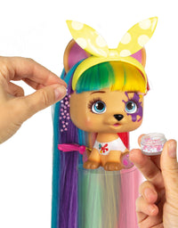 IMC Toys VIP Pets - Surprise Hair Reveal Doll - Series 1 Mousse Bottle, Multi , Pink
