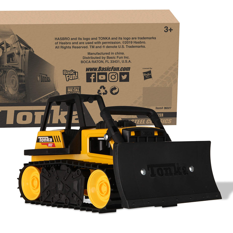 Tonka - Steel Classics Bulldozer, Frustration-Free Packaging (FFP)