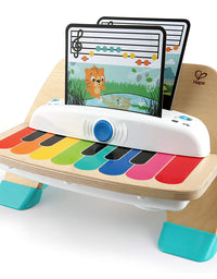 Baby Einstein and Hape Magic Touch Piano Wooden Musical Toddler Toy, Age 6 Months and Up
