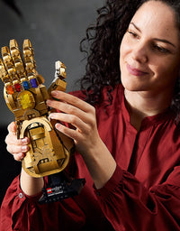 LEGO Marvel Infinity Gauntlet 76191 Collectible Building Kit; Thanos Right Hand Gauntlet Model with Infinity Stones (590 Pieces)
