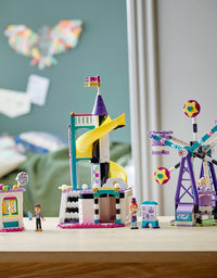 LEGO Friends Magical Ferris Wheel and Slide 41689 Building Kit for Kids Theme Park with 3 Mini-Dolls; New 2021 (545 Pieces)
