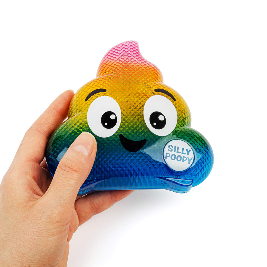WHAT DO YOU MEME? Silly Poopy's Hide & Seek - The Talking, Singing Rainbow Poop Toy to Encourage Active Play Kids