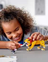 LEGO Creator 3in1 Wild Lion 31112 3in1 Toy Building Kit Featuring Animal Toys for Kids, New 2021 (224 Pieces)
