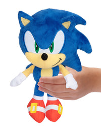 Sonic The Hedgehog Plush 9-Inch Modern Sonic Collectible Toy
