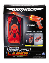 Air Hogs, Zero Gravity Laser, Laser-Guided Wall Racer, Wall Climbing Race Car, Red
