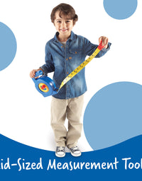 Learning Resources Play Tape Measure, 3 Feet Long, Kids Measuring Tape, Easy Grip, Construction Toys, Ages 3+
