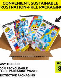 Crayola Baby Shark, Paw Patrol & Blues Clues, 3 Color Wonder Mess Free Coloring Pads & Markers, Stocking Stuffers, Kids Gifts
