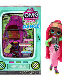 LOL Surprise OMG Dance Dance Dance Virtuelle Fashion Doll with 15 Surprises Including Magic Black Light, Shoes, Hair Brush, Doll Stand and TV Package - Great Gift for Girls Ages 4+ Who Love to Dance
