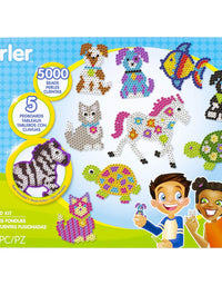 Perler Pet Parade Deluxe Fuse Bead Craft Activity Kit, 5020 pcs
