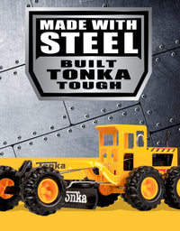 Tonka - Steel Classics Road Grader - Amazon Exclusive - Frustration Free Packaging
