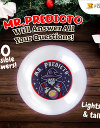 Mr. Predicto Plastic Fortune Telling Ball - Christmas Stocking Stuffer for Kids - Talking Crystal Ball Toy Like Magic 8 Ball - Ask a YES or NO Question & He'll Magically Light Up & Speak the Answer
