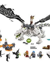 LEGO NINJAGO Skull Sorcerer’s Dragon 71721 NINJAGO Dragon Set Featuring Warrior Toy Figures (1,016 Pieces)
