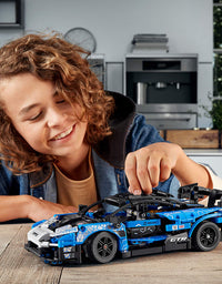 LEGO Technic McLaren Senna GTR 42123 Toy Car Model Building Kit; Build and Display an Authentic McLaren Supercar, New 2021 (830 Pieces)
