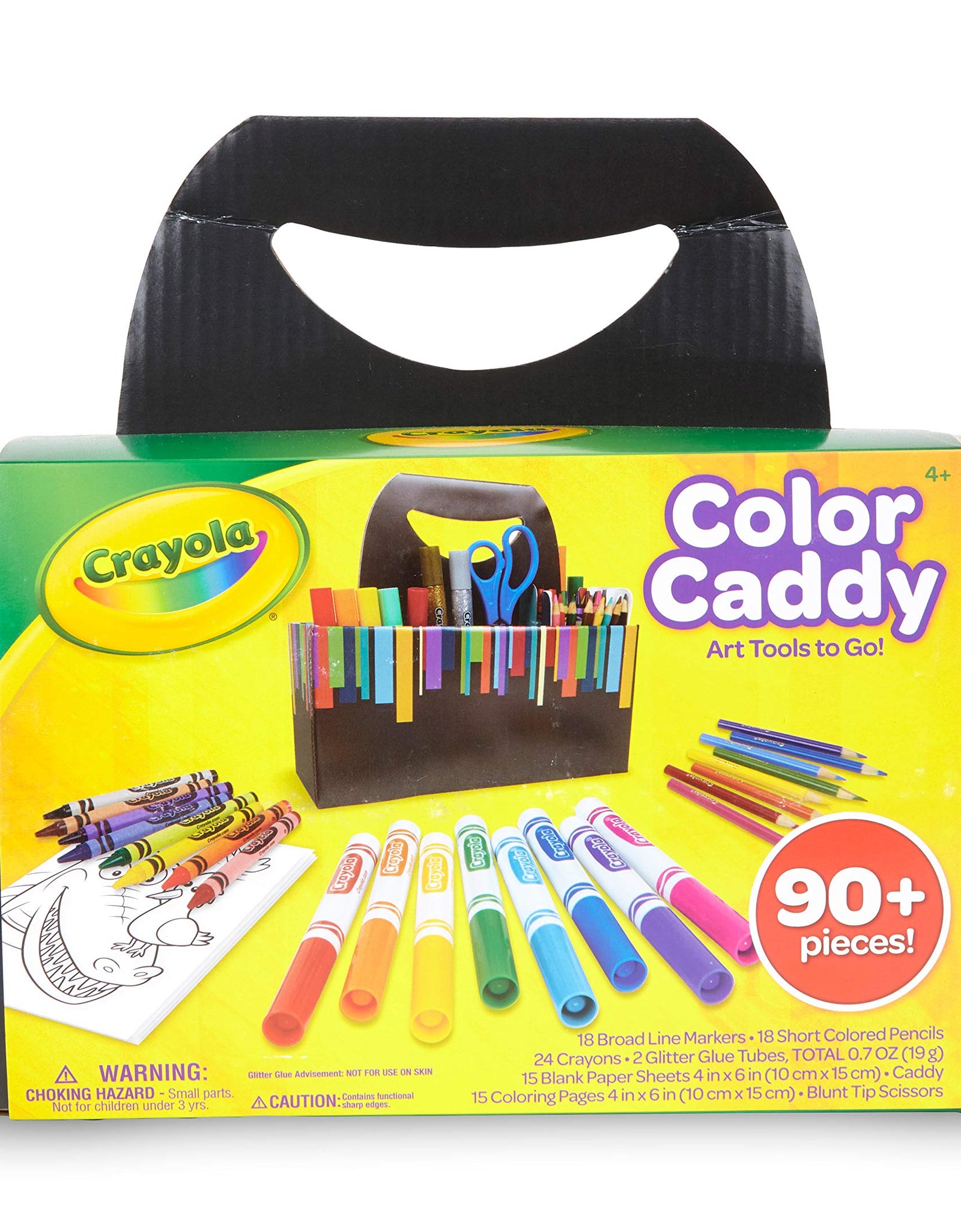 Crayola Color Caddy, Art Set Craft Supplies, Gift for Kids