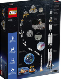 LEGO Ideas NASA Apollo Saturn V 92176 Outer Space Model Rocket for Kids and Adults, Science Building Kit (1969 Pieces)

