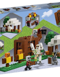 LEGO Minecraft The Pillager Outpost 21159 Awesome Action Figure Brick Building Playset for Kids Minecraft Gift (303 Pieces)
