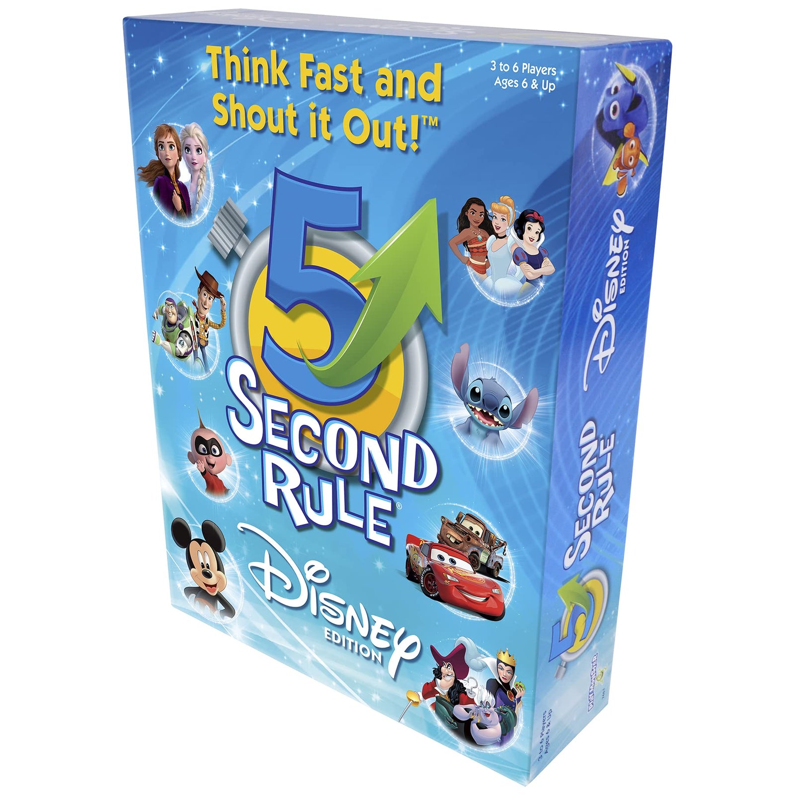 5 Second Rule Disney Edition — Fun Family Game About Your Favorite Disney Characters — Ages 6+