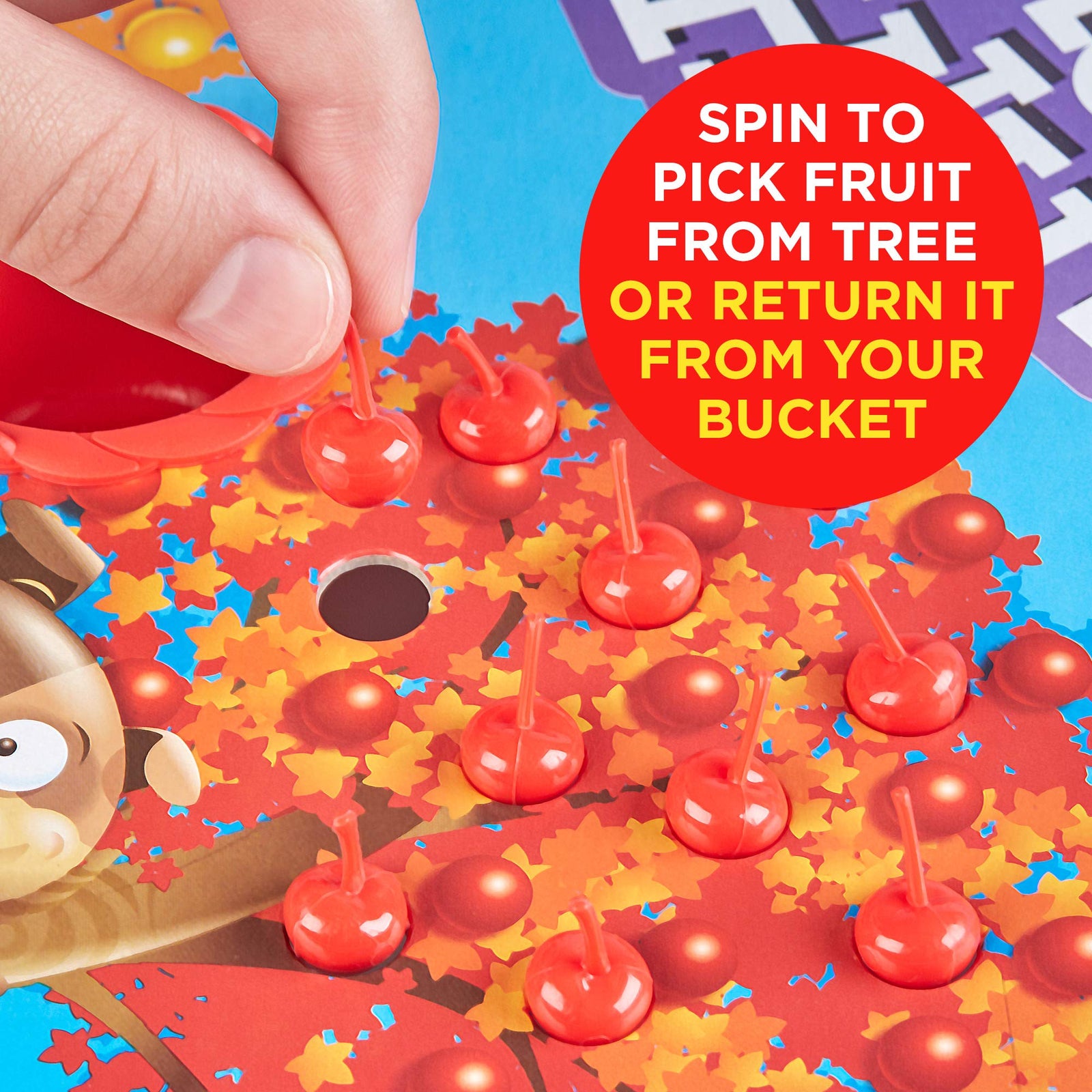 Hasbro Hi Ho! Cherry-O Board Game for 2 to 4 Players Kids Ages 3 and Up (Amazon Exclusive)