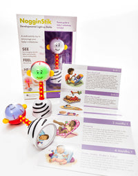 SmartNoggin NogginStik Developmental Light-Up Rattle - Encourage Developmental Milestones from Infant - 12 months

