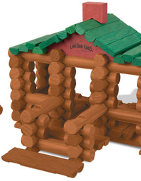 Lincoln Logs –100th Anniversary Tin-111 Pieces-Real Wood Logs-Ages 3+ - Best Retro Building Gift Set for Boys/Girls - Creative Construction Engineering – Top Blocks Game Kit - Preschool Education Toy, Brown (854)
