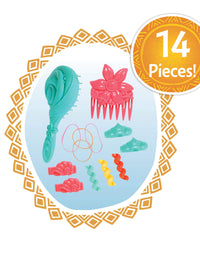 Disney Princess Moana Stying Head, 14-pieces, by Just Play
