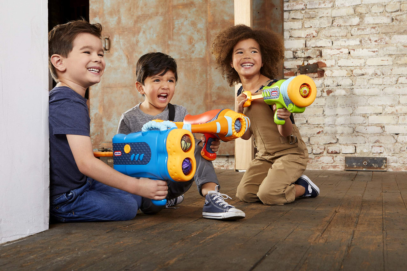 Little Tikes Mighty Blasters - Boom Blaster Toy Blaster with 3 Soft Power Pods for Boys and Kids