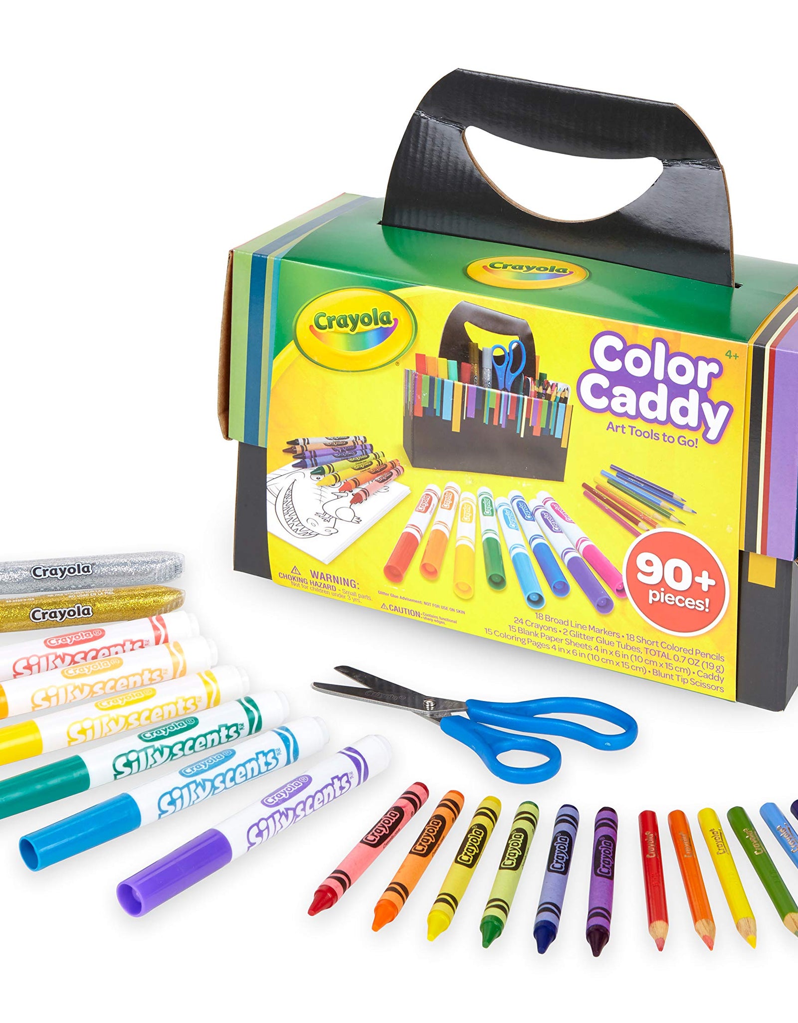 Crayola Color Caddy, Art Set Craft Supplies, Gift for Kids