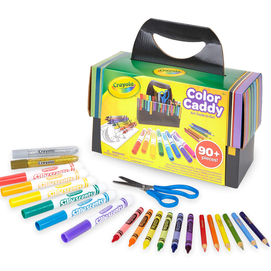 Crayola Color Caddy, Art Set Craft Supplies, Gift for Kids