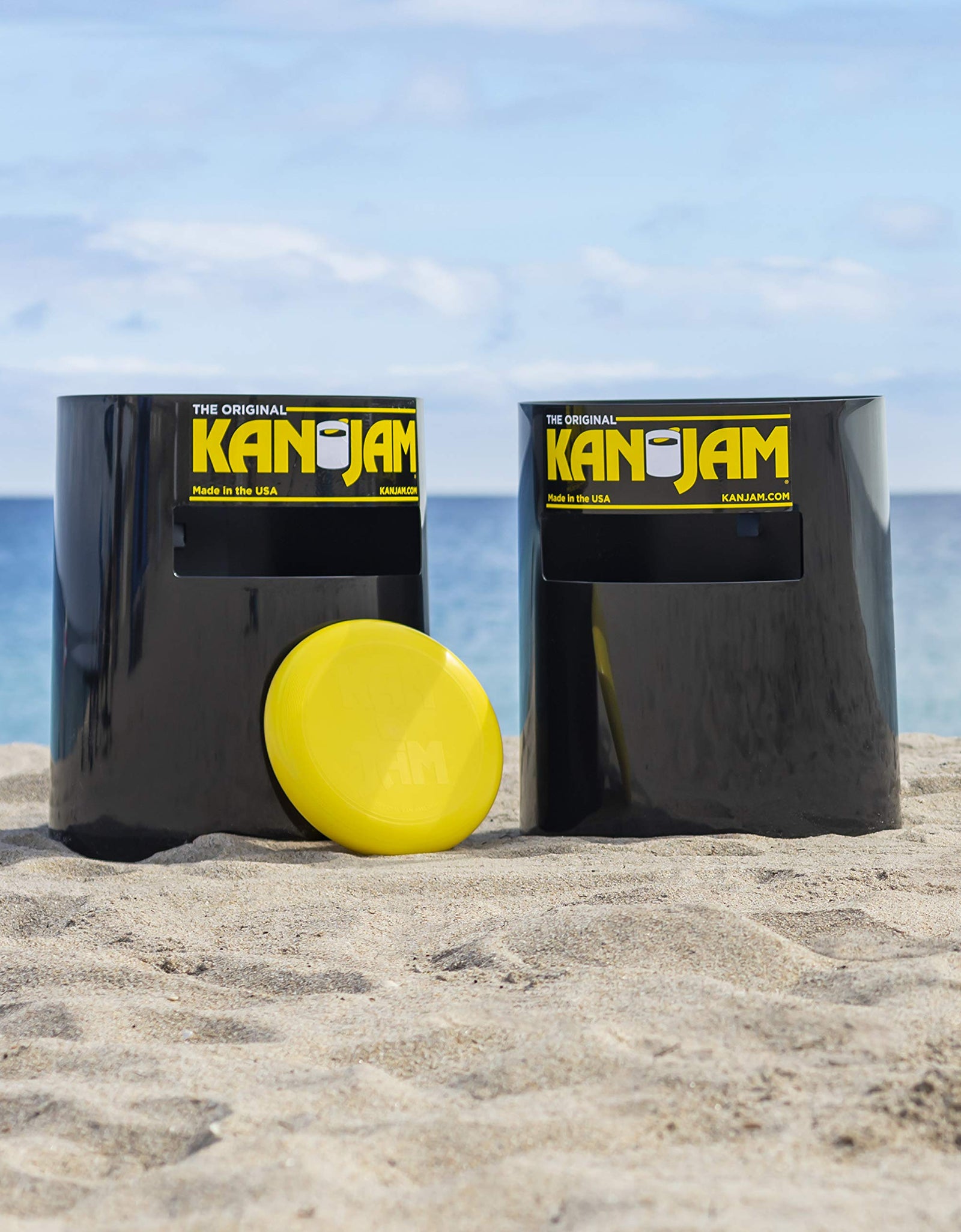 Kan Jam Original Disc Throwing Game - Great for Outdoors, Beach, Backyard and Tailgate, Made in the USA, Multiple Colors and Options