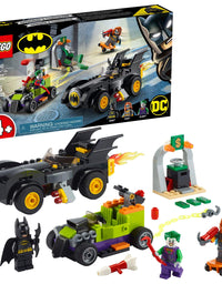 LEGO DC Batman: Batman vs. The Joker: Batmobile Chase 76180 Collectible Building Toy; Includes Batman, Batgirl and The Joker Minifigures Plus Buildable Batmobile and Hot Rod, New 2021 (136 Pieces)
