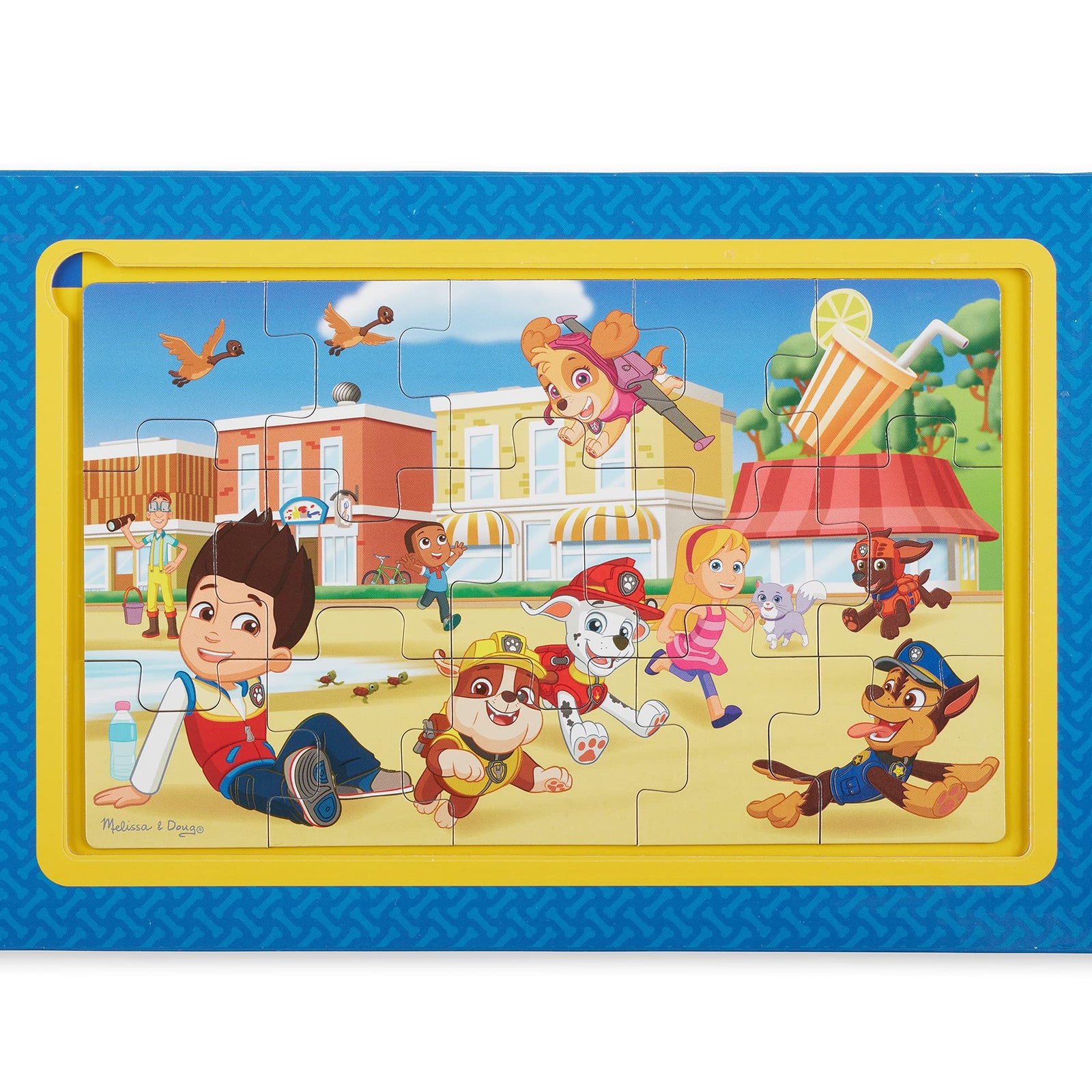 Melissa & Doug PAW Patrol Take-Along Magnetic Jigsaw Puzzles (2 15-Piece Puzzles)