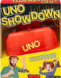 UNO Showdown Supercharged Family Card Game with 112 Cards & Showdown Supercharged Unit for Ages 7 Years Old & Up, Gift for Kid, Family or Adult Game Night, Ships in Own Container [Amazon Exclusive]
